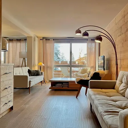 Modern Apt At The Foot Of The Slopes In Megève Extérieur photo